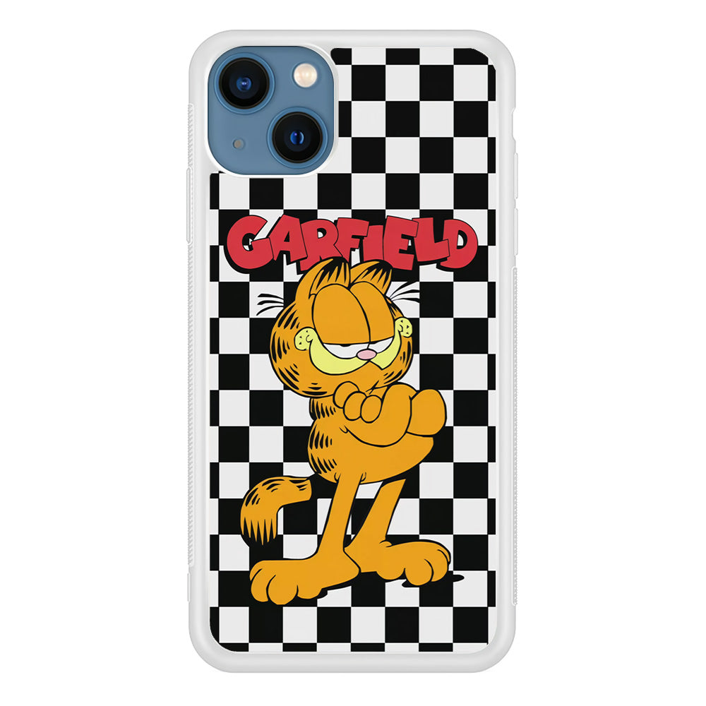 Garfield Cube Black Nad White iPhone 13 Case