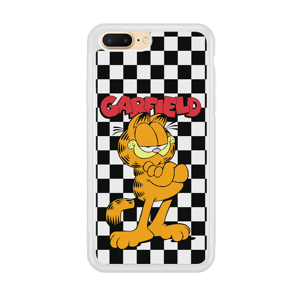 Garfield Cube Black Nad iPhone 8 Plus Case