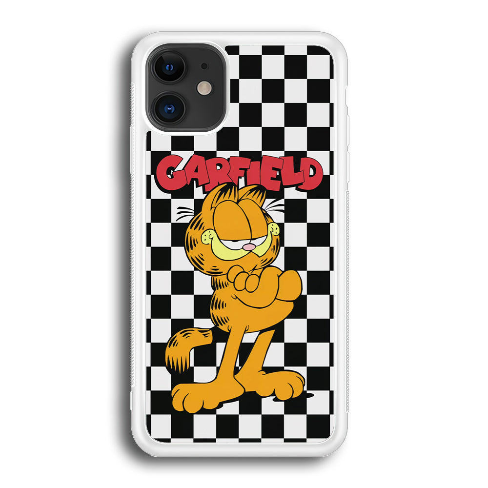 Garfield Cube Black Nad White iPhone 12 Case