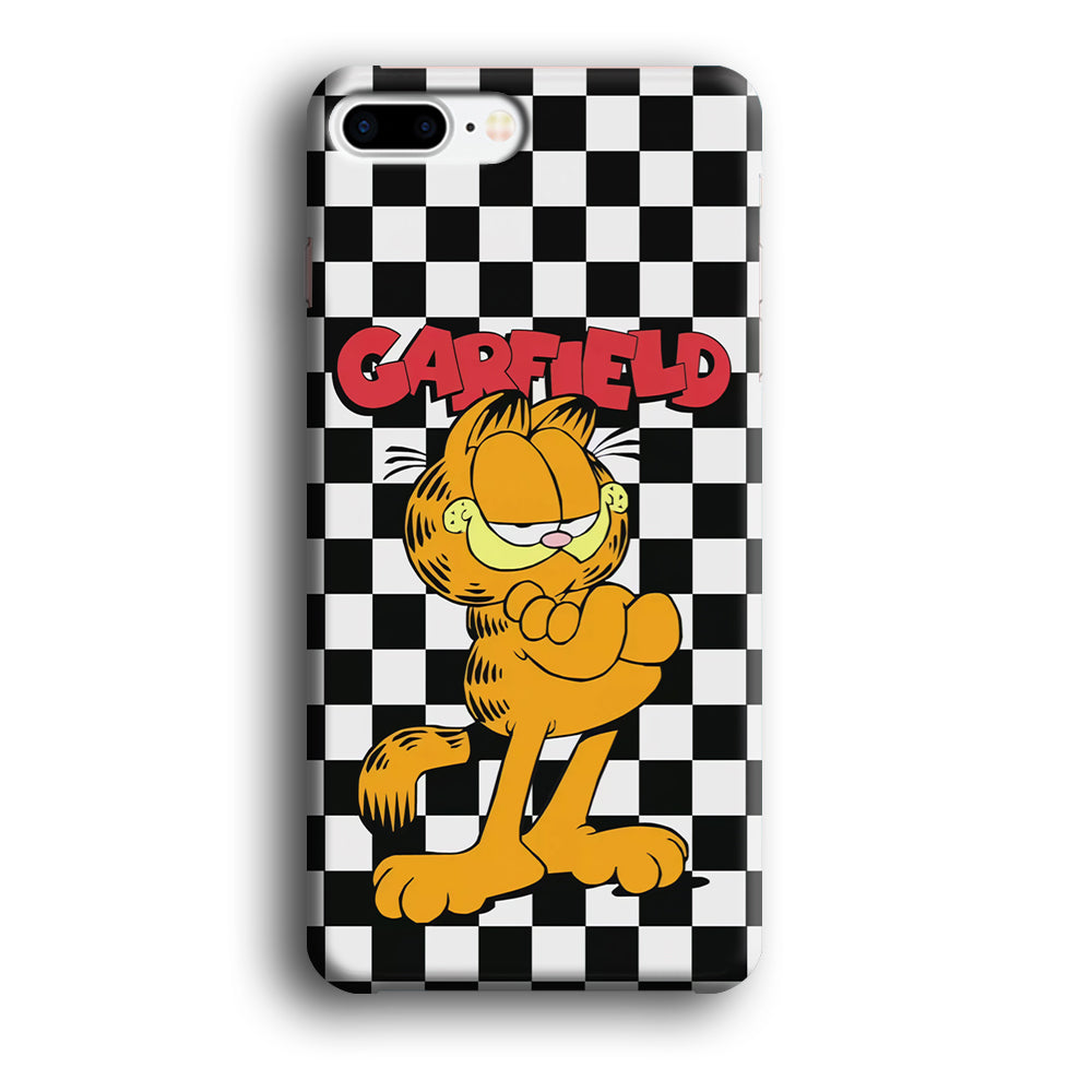 Garfield Cube Black Nad White iPhone 7 Plus Case