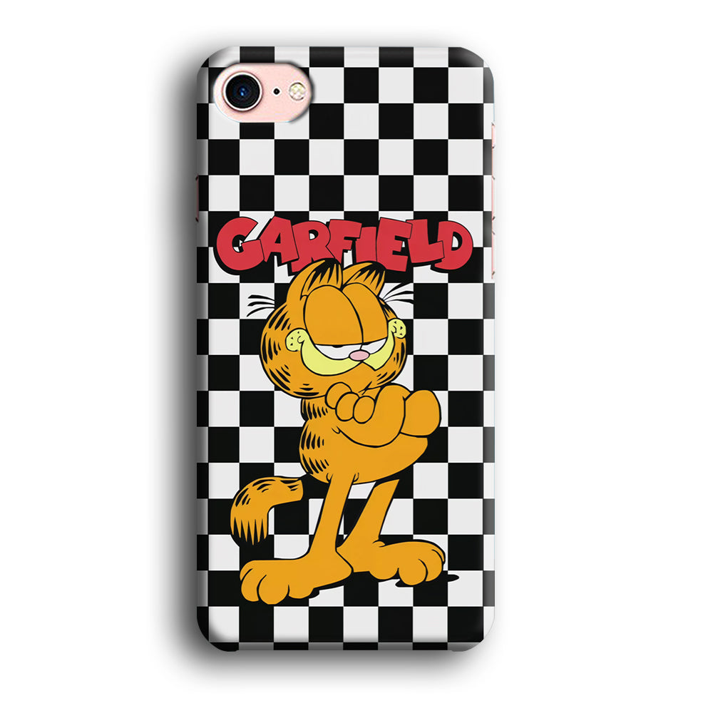Garfield Cube Black Nad White iPhone 7 Case