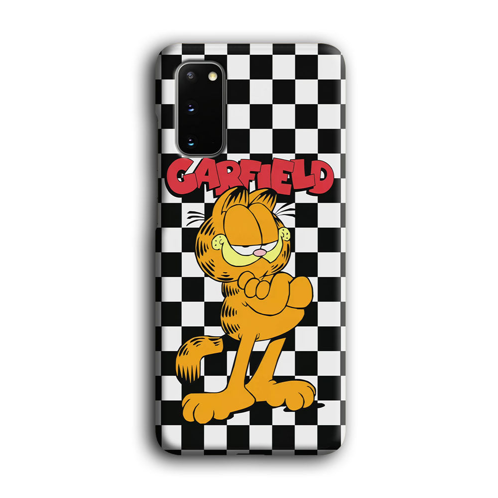 Garfield Cube Black Nad White Samsung Galaxy S20 Case