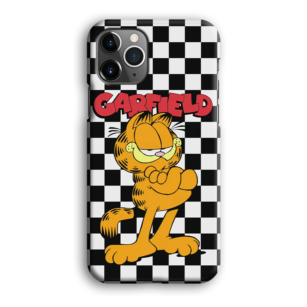 Garfield Cube Black Nad White iPhone 12 Pro Case