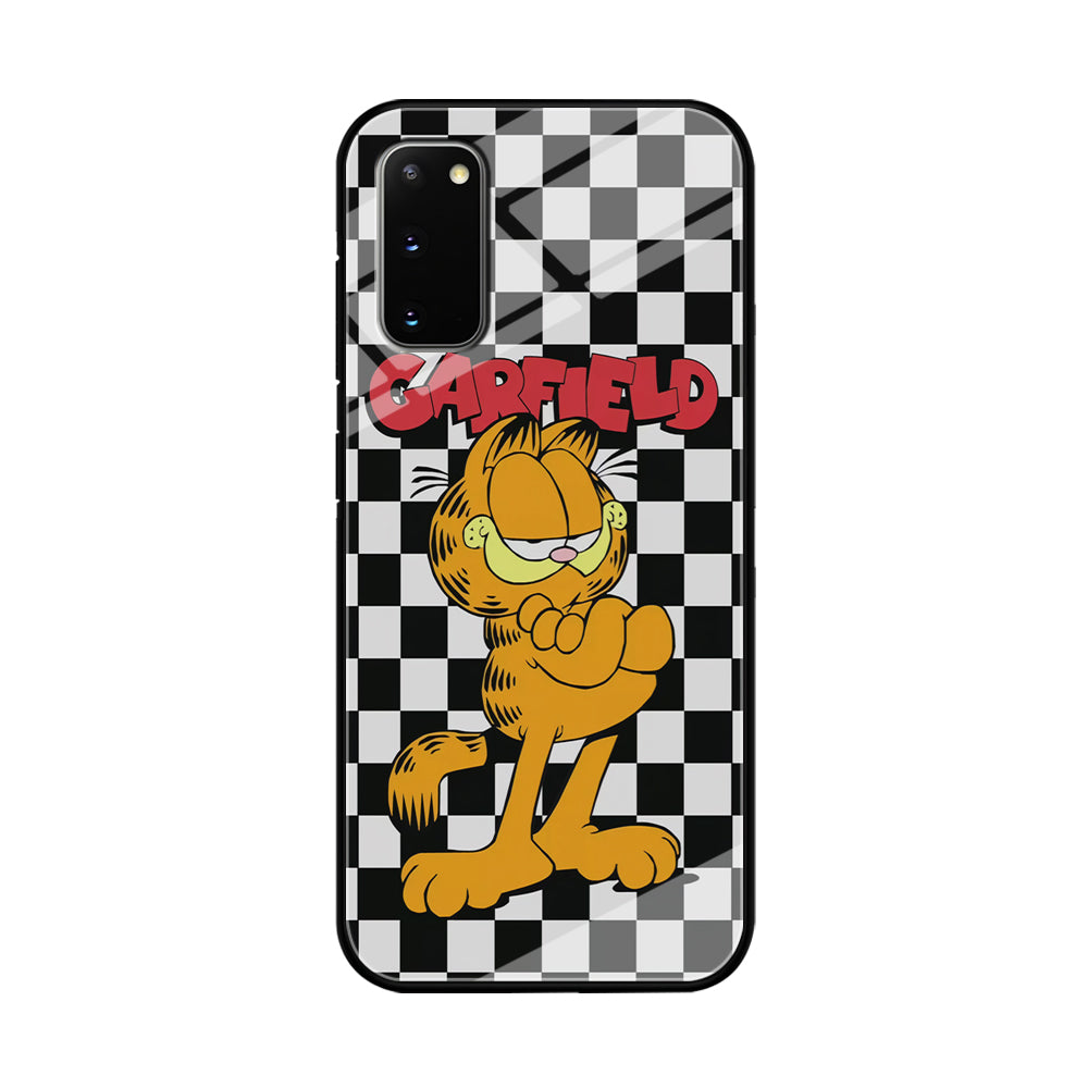 Garfield Cube Black Nad White Samsung Galaxy S20 Case