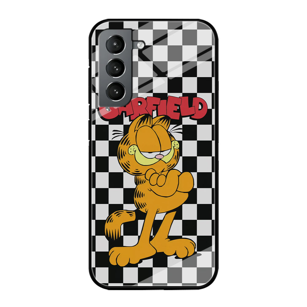 Garfield Cube Black Nad White Samsung Galaxy S21 Plus Case