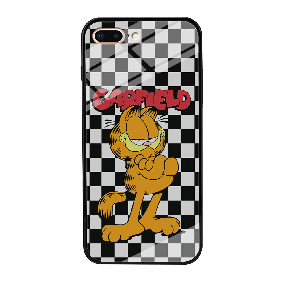 Garfield Cube Black Nad White iPhone 7 Plus Case