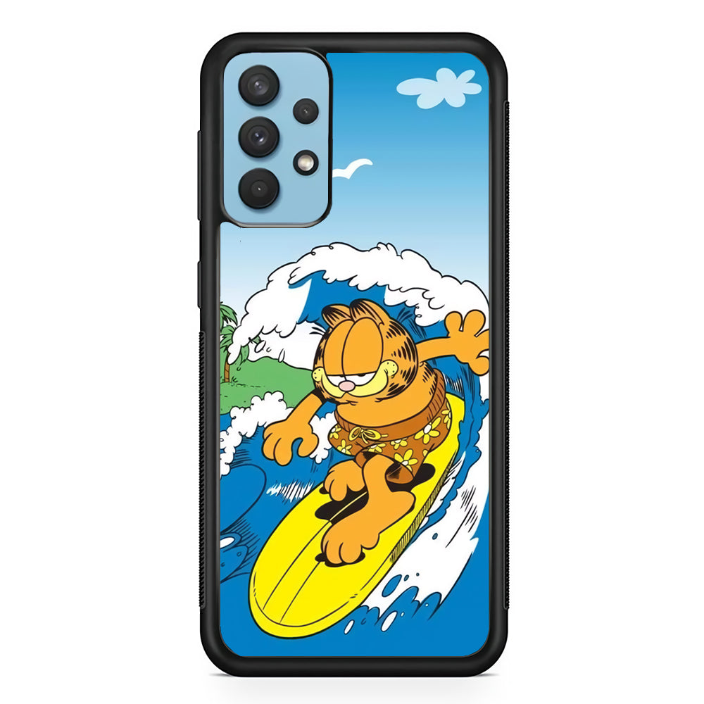 Garfield Surfing Samsung Galaxy A32 Case