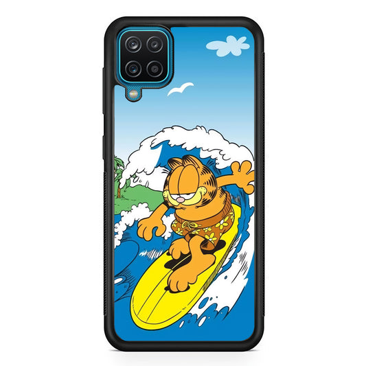 Garfield Surfing Samsung Galaxy A12 Case