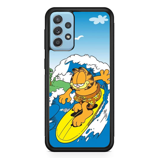 Garfield Surfing Samsung Galaxy A52 Case
