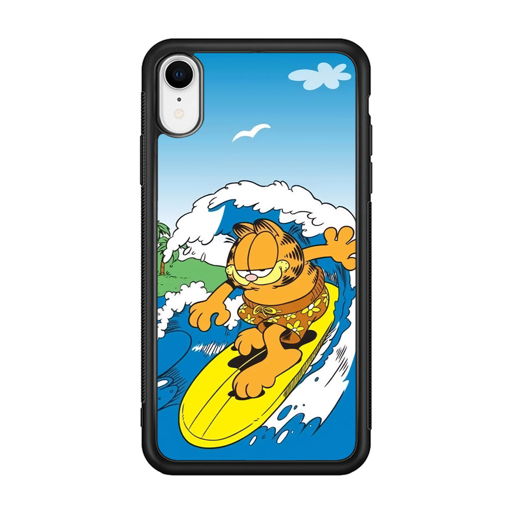 Garfield Surfing iPhone XR Case