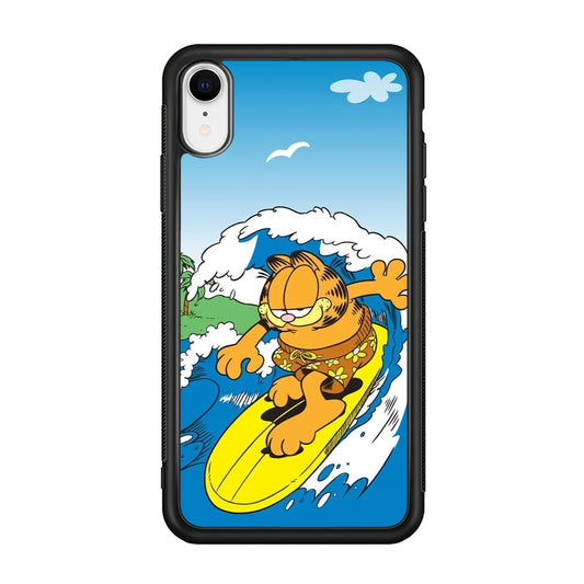 Garfield Surfing iPhone XR Case