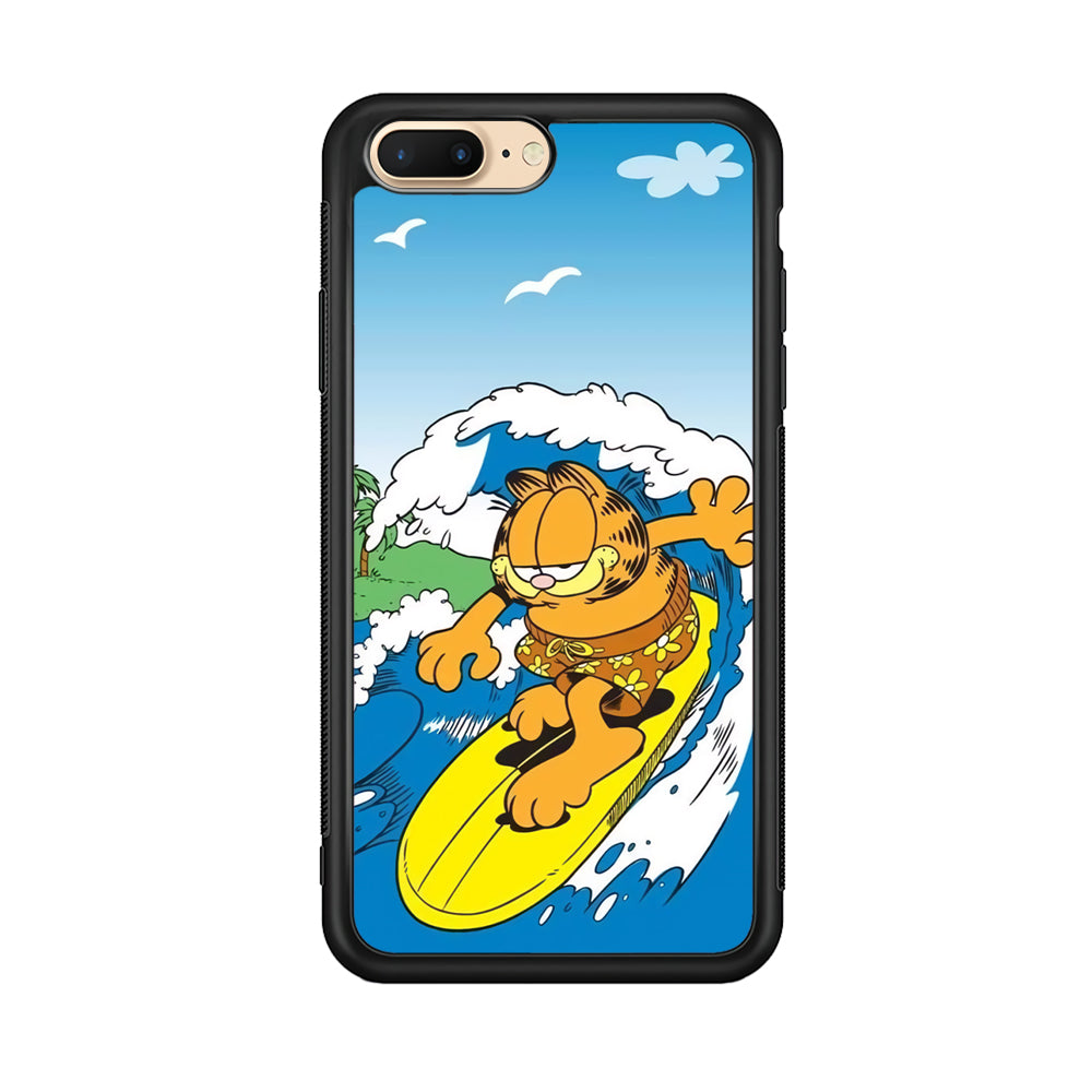 Garfield Surfing iPhone 8 Plus Case