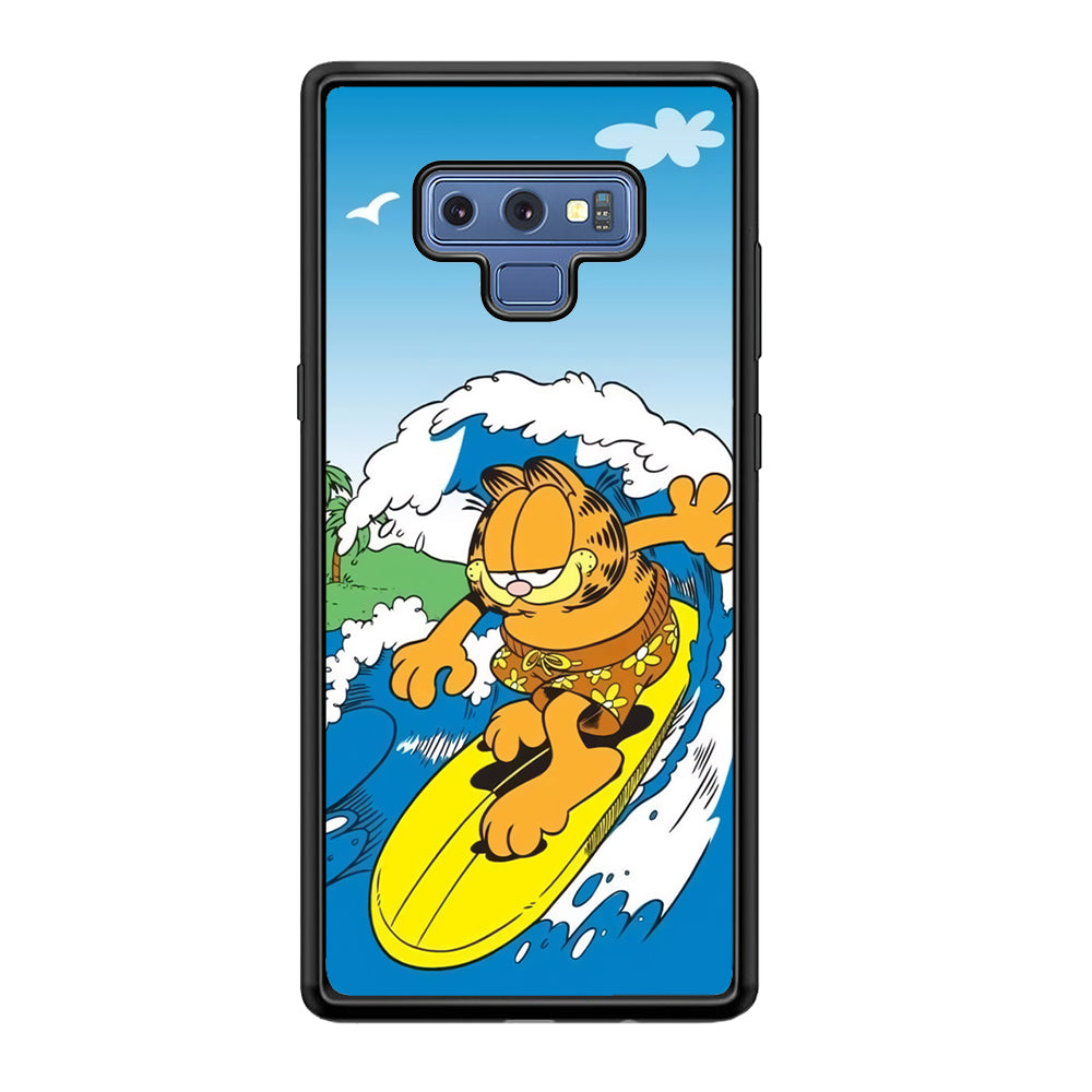 Garfield Surfing Samsung Galaxy Note 9 Case