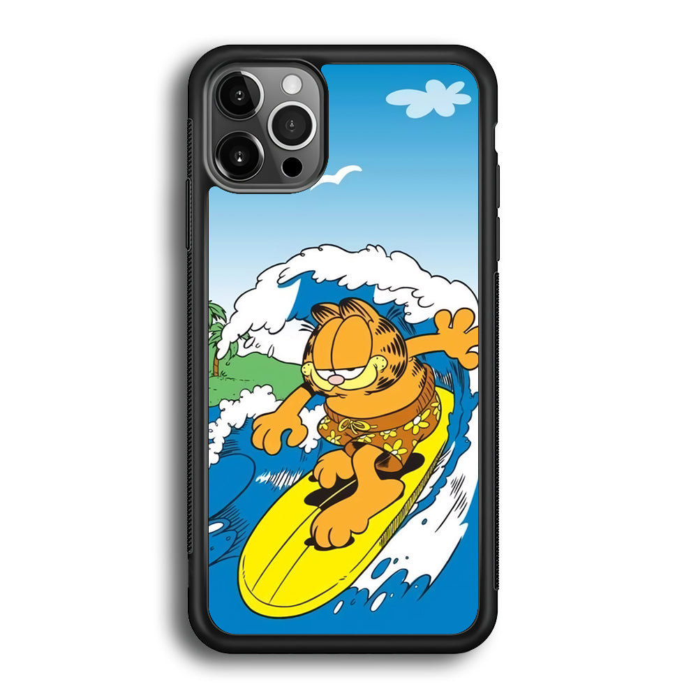 Garfield Surfing iPhone 12 Pro Case