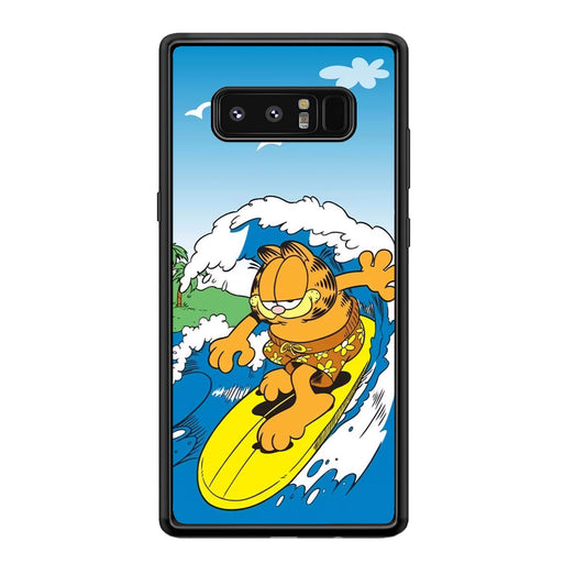Garfield Surfing Samsung Galaxy Note 8 Case