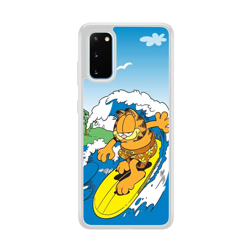 Garfield Surfing Samsung Galaxy S20 Case