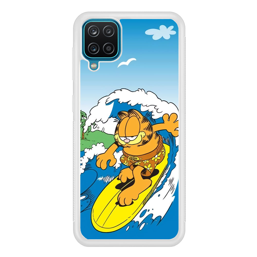 Garfield Surfing Samsung Galaxy A12 Case