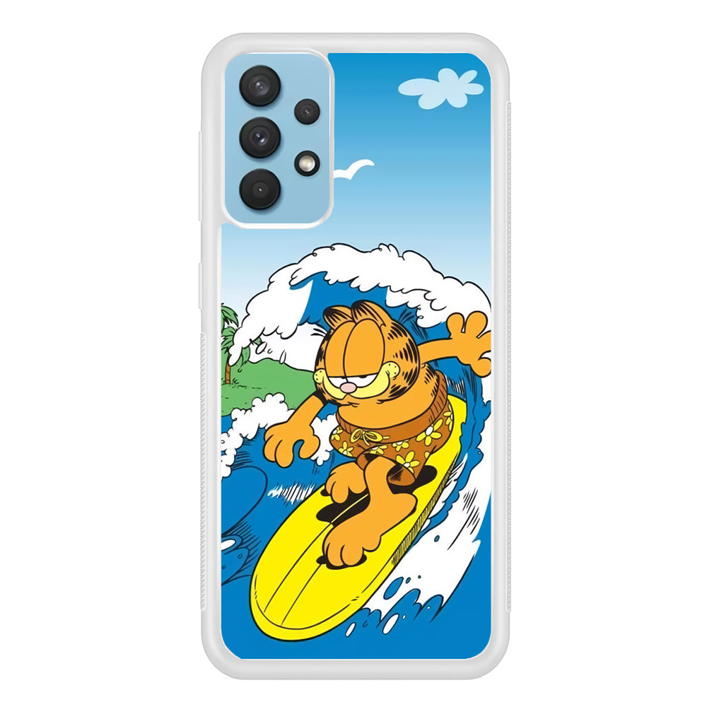 Garfield Surfing Samsung Galaxy A32 Case