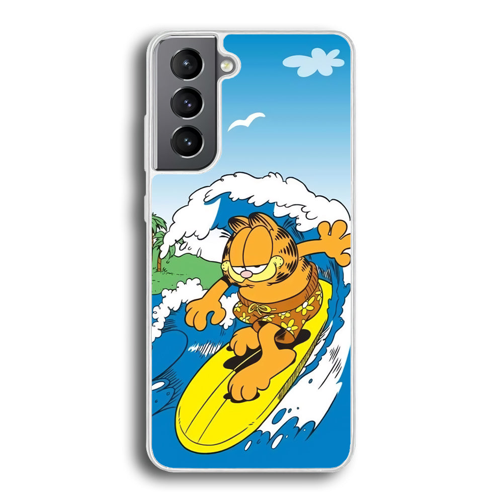 Garfield Surfing Samsung Galaxy S21 Case