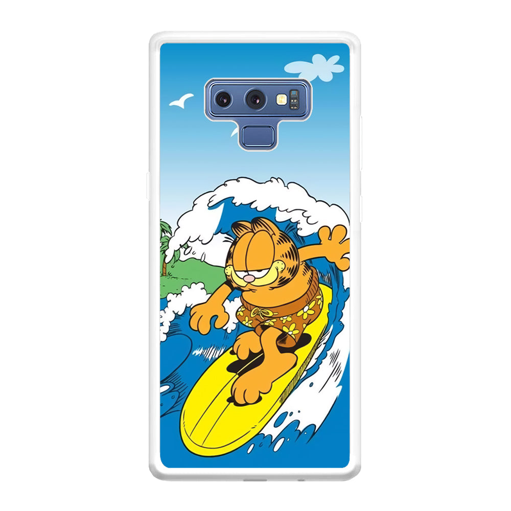 Garfield Surfing Samsung Galaxy Note 9 Case