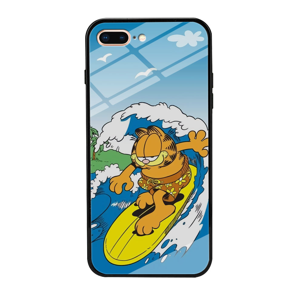 Garfield Surfing iPhone 8 Plus Case