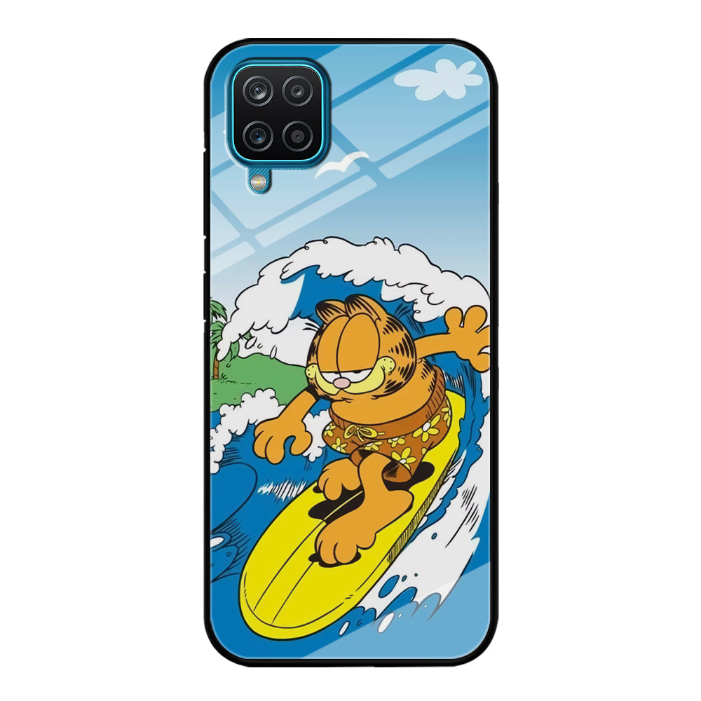 Garfield Surfing Samsung Galaxy A12 Case