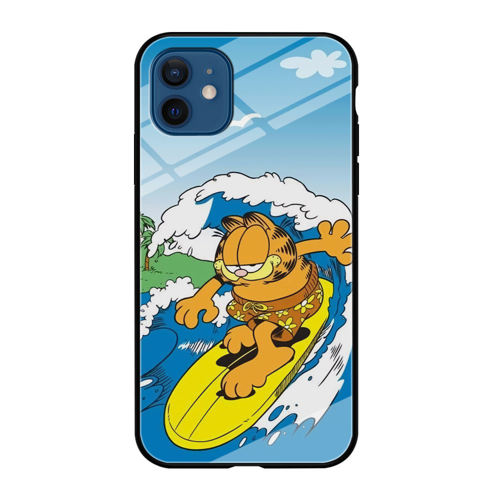 Garfield Surfing iPhone 12 Case