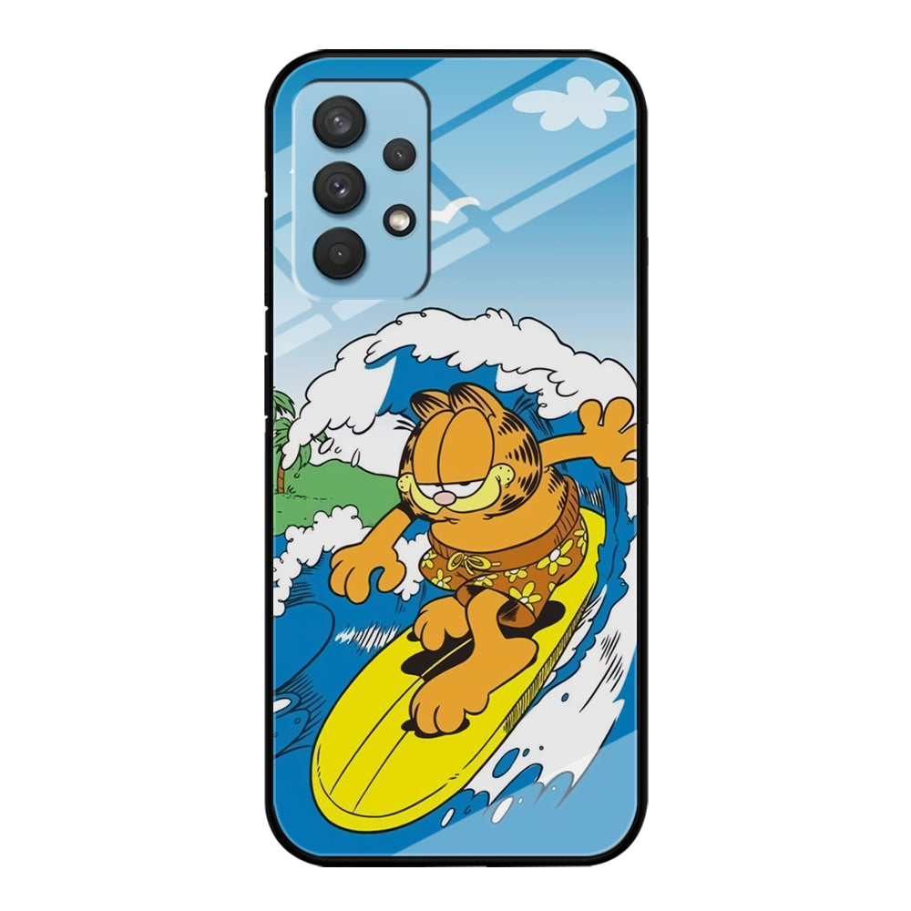 Garfield Surfing Samsung Galaxy A32 Case