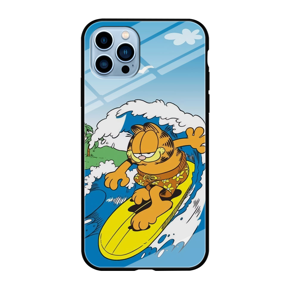 Garfield Surfing iPhone 12 Pro Case