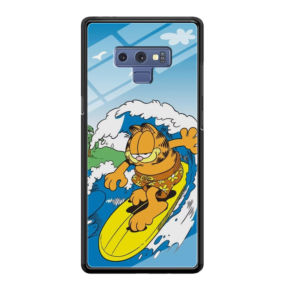 Garfield Surfing Samsung Galaxy Note 9 Case