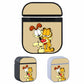 Garfield and Odie Hard Plastic Case Cover For Apple Airpods