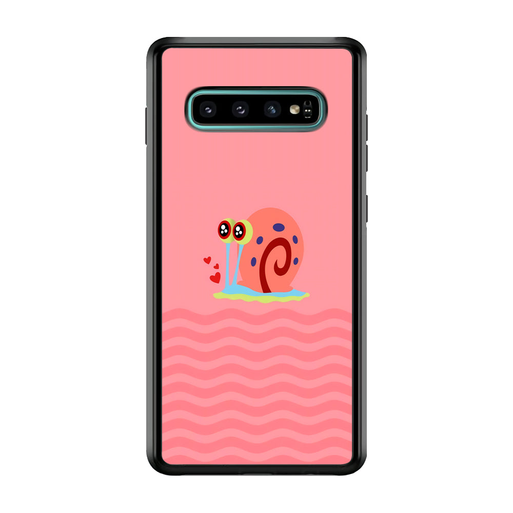 Gary Squarepants Cuteness of Pet Samsung Galaxy S10 Case