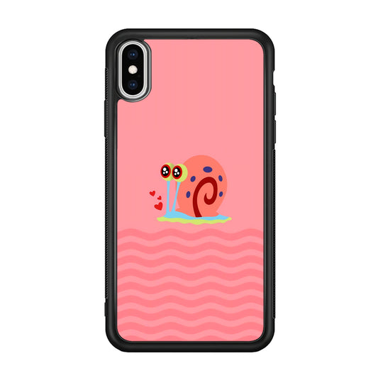 Gary Squarepants Cuteness of Pet iPhone XS Case