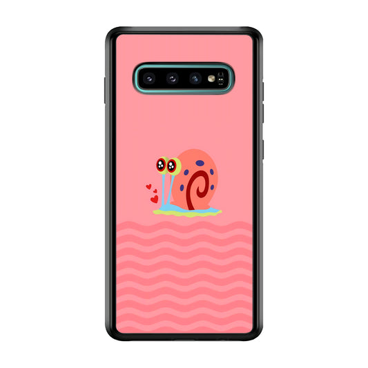 Gary Squarepants Cuteness of Pet Samsung Galaxy S10 Plus Case