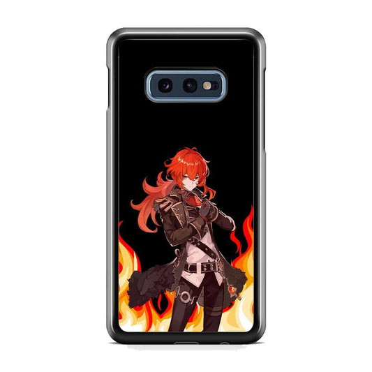 Genshin Impact Diluc Pyro Element Samsung Galaxy 10e Case - ezzyst
