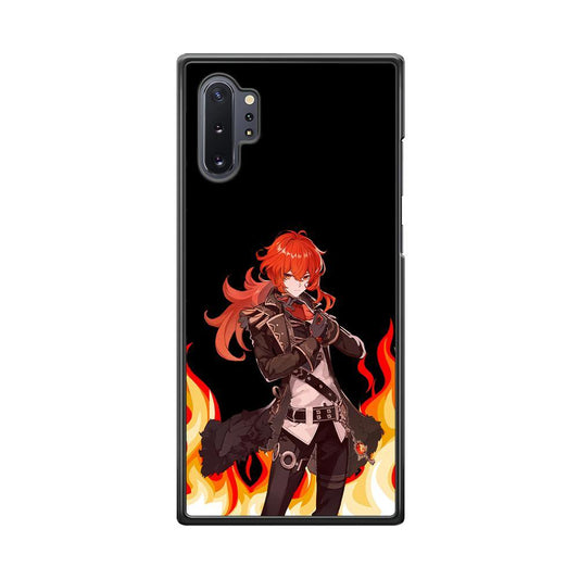 Genshin Impact Diluc Pyro Element Samsung Galaxy Note 10 Plus Case - ezzyst