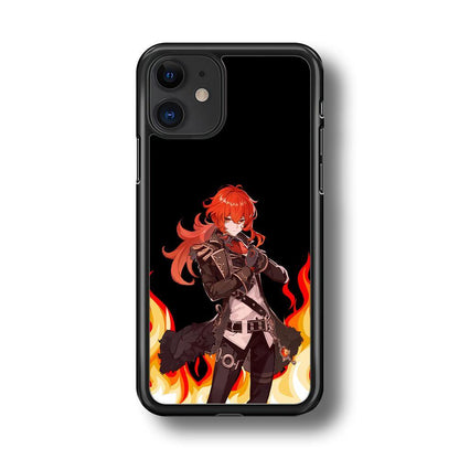 Genshin Impact Diluc Pyro Element iPhone 11 Case - ezzyst