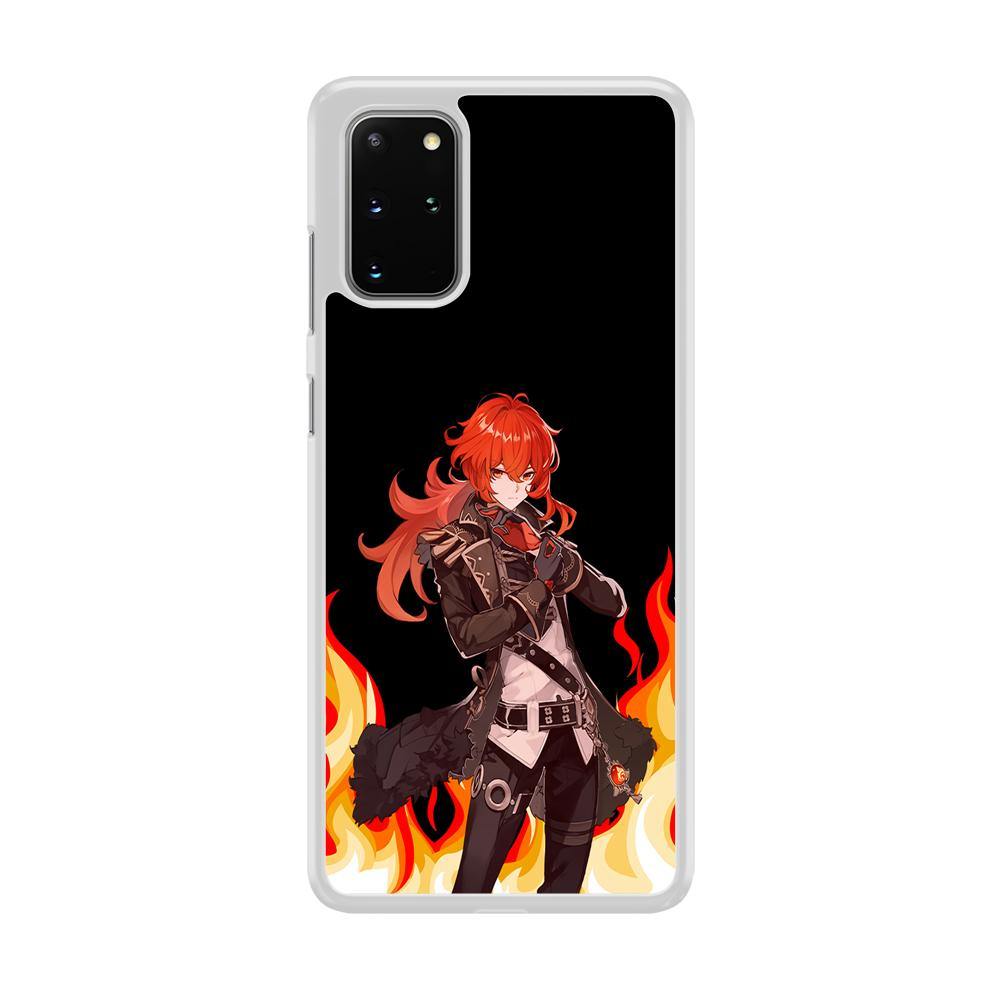 Genshin Impact Diluc Pyro Element Samsung Galaxy S20 Plus Case - ezzyst