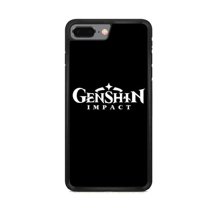 Genshin Impact Logo Black iPhone 7 Plus Case - ezzyst