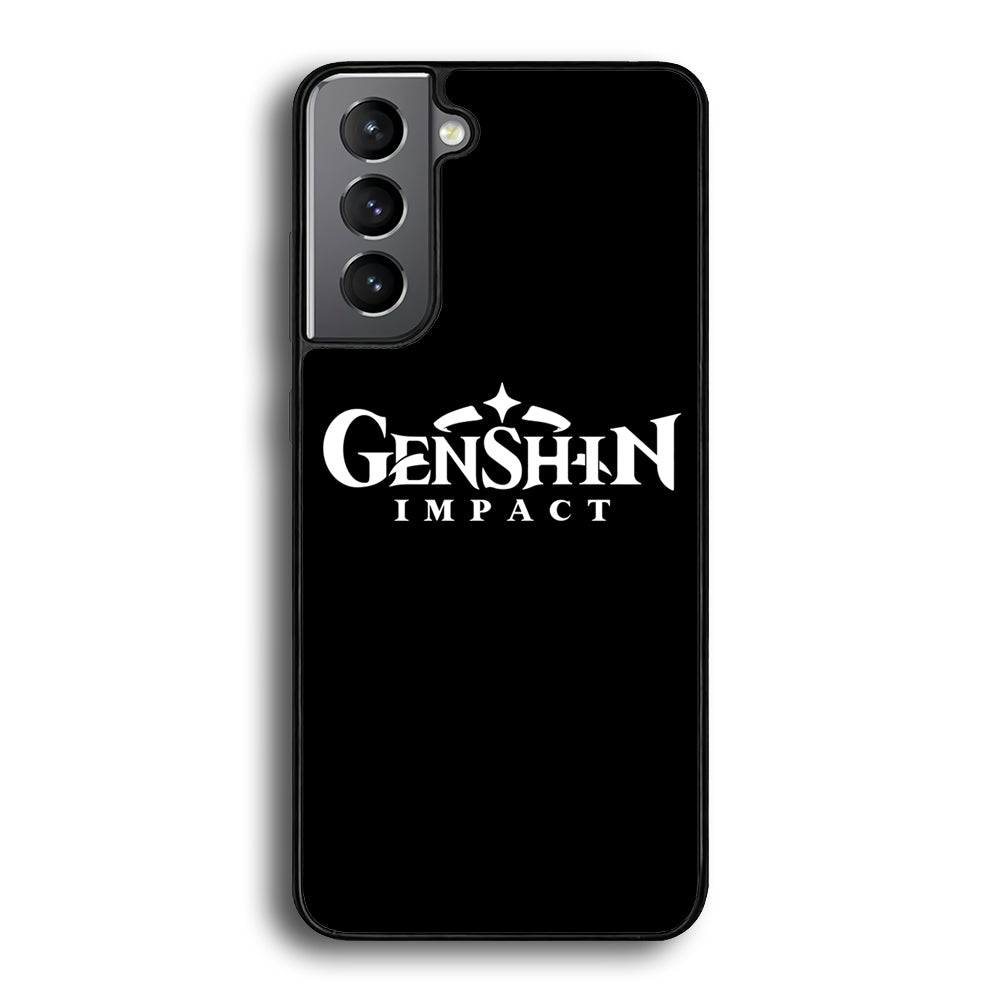 Genshin Impact Logo Black Samsung Galaxy S21 Case