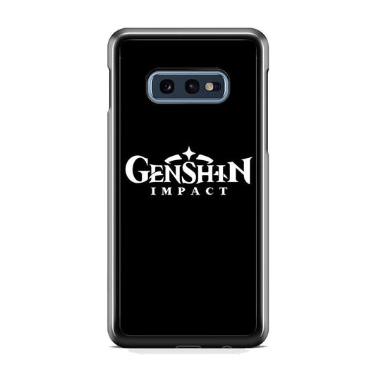 Genshin Impact Logo Black Samsung Galaxy 10e Case - ezzyst
