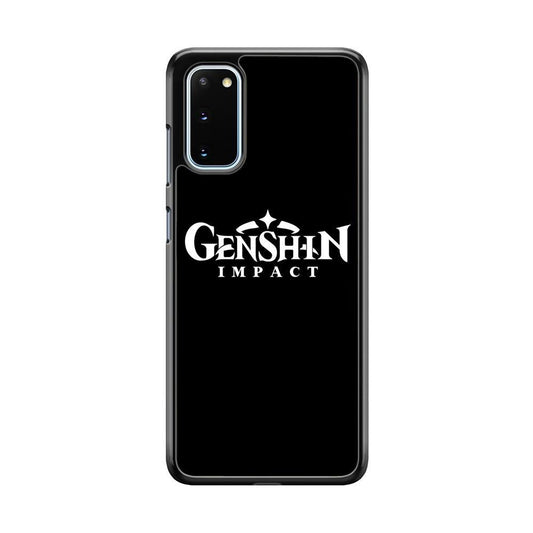 Genshin Impact Logo Black Samsung Galaxy S20 Case - ezzyst