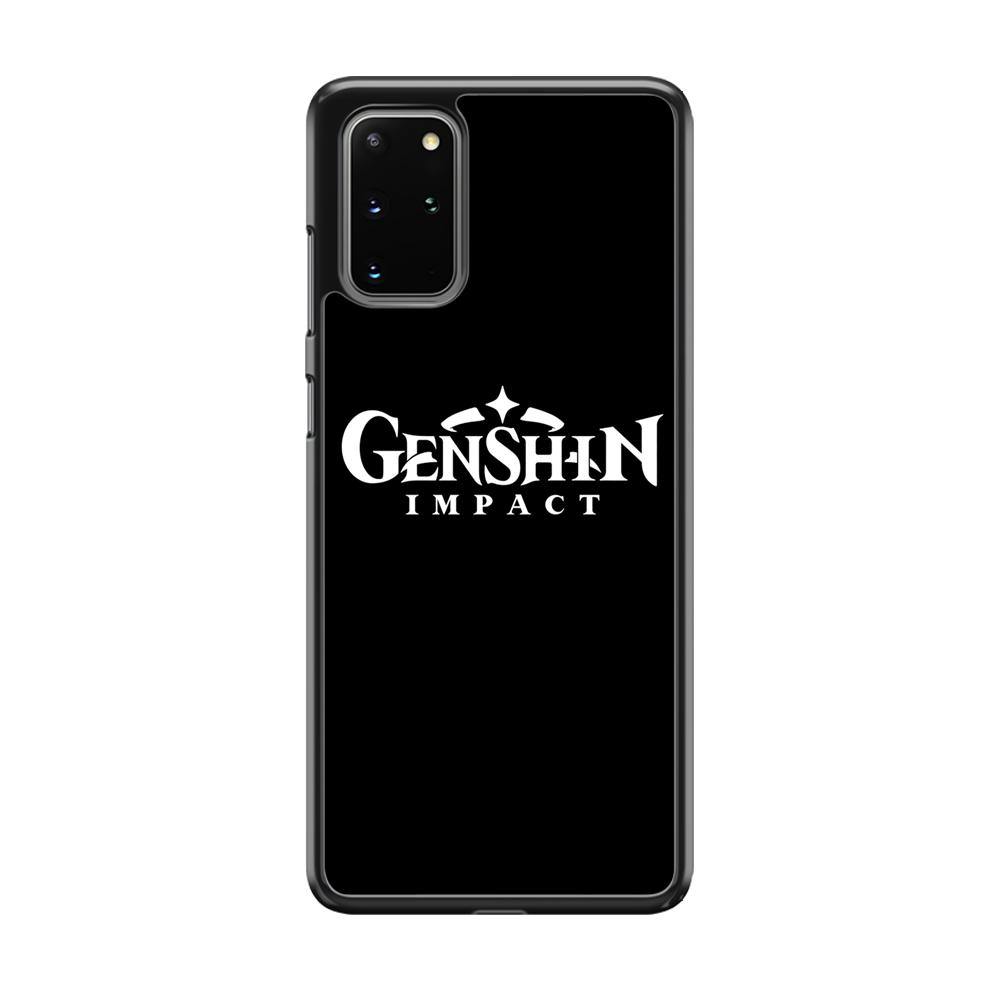 Genshin Impact Logo Black Samsung Galaxy S20 Plus Case - ezzyst