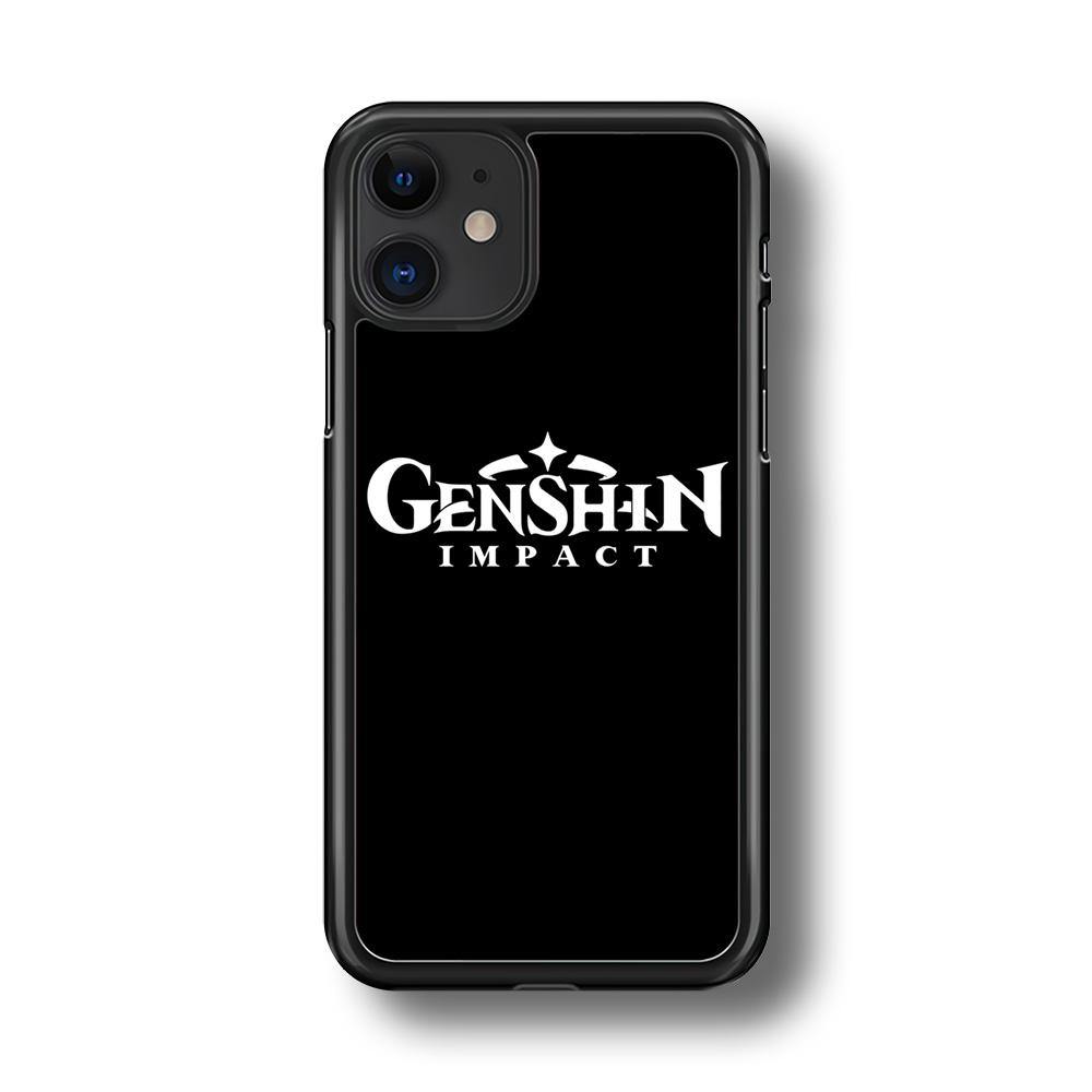 Genshin Impact Logo Black iPhone 11 Case - ezzyst