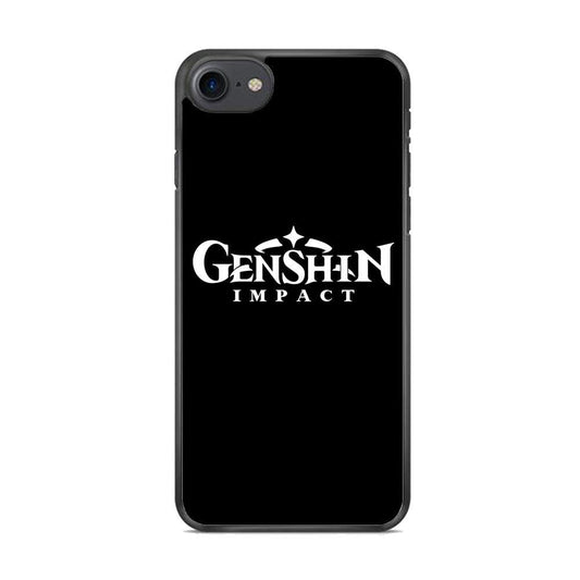 Genshin Impact Logo Black iPhone 8 Case - ezzyst