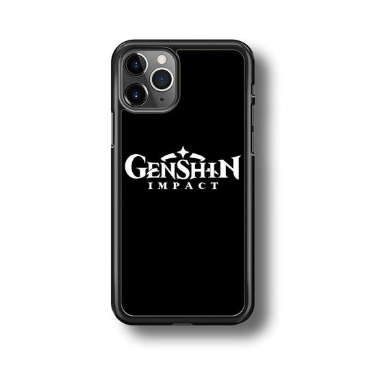 Genshin Impact Logo Black iPhone 11 Pro Max Case - ezzyst