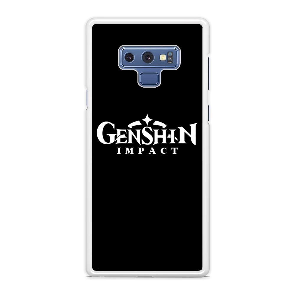 Genshin Impact Logo Black Samsung Galaxy Note 9 Case - ezzyst