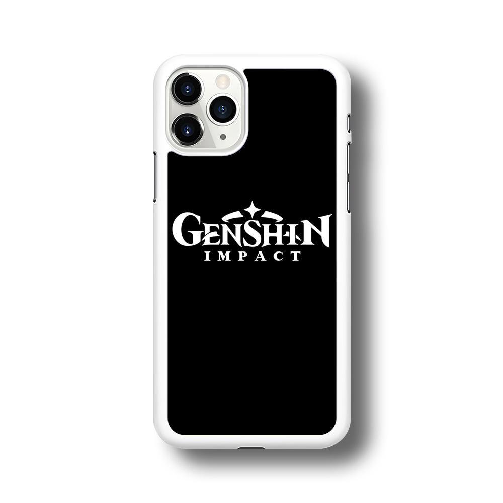 Genshin Impact Logo Black iPhone 11 Pro Max Case - ezzyst