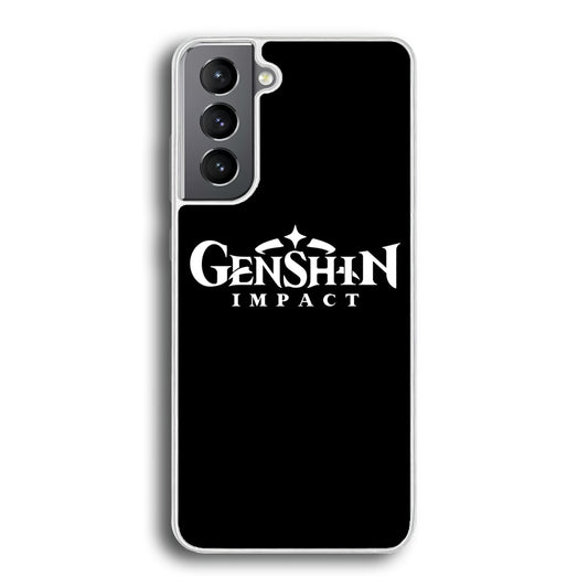 Genshin Impact Logo Black Samsung Galaxy S21 Plus Case