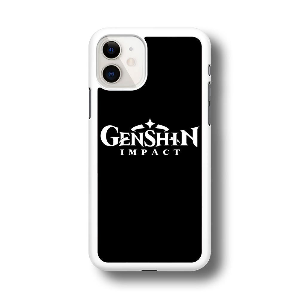 Genshin Impact Logo Black iPhone 11 Case - ezzyst